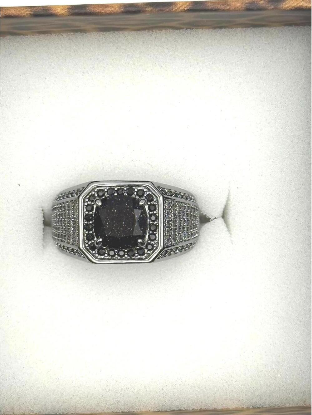 Bomb Party Untamed Onyx Sandstone Danger Dressed Well Unisex Ring Size 8